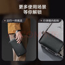 京東京造 數(shù)碼配件收納包 數(shù)據(jù)線充電器電源存儲卡保護(hù)化妝包 黑色 曬單實拍圖