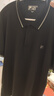FILA 領(lǐng)航POLO|斐樂官方男裝針織POLO2025夏季新款時(shí)尚休閑涼感短袖 正黑色-BK XL 180/100A/XL 曬單實(shí)拍圖