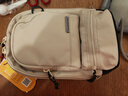 新秀麗（Samsonite）男士單肩包3L戶外休閑胸包時尚多隔層日常通勤斜跨包UF9米黃色 曬單實拍圖