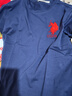 U.S. POLO ASSN.短袖t恤男夏季純棉小白T圓領(lǐng)寬松短袖男士打底衫 藏藍(lán)色 XL 曬單實(shí)拍圖