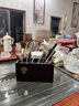 Bylure品牌黑檀木茶道六君子套裝高檔泡茶工具茶具配件大全功夫茶夾杯叉黑檀茶具配件9件套 曬單實(shí)拍圖