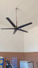 鉆石牌（DIAMOND）吊扇電風(fēng)扇家用客廳48/56寸輕音大風(fēng)力鐵葉商用教學(xué)樓頂扇工業(yè)工廠(chǎng)吊式風(fēng)扇MX 56寸黑五葉吊王【銅芯電機-5檔】 曬單實(shí)拍圖
