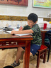 胖童裝男童夏季速干衣套裝加肥加大8-15歲大童薄款短袖運(yùn)動(dòng)兩件套 藍(lán)色【旋風(fēng)少年】冰絲速干套裝 170 碼適合【110-130斤】 曬單實(shí)拍圖
