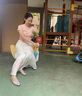 燕潯正肩粉色冰絲涼感短袖t恤女夏季法式別致設(shè)計(jì)感小眾修身針織上衣 粉色 L -105-115斤拍 曬單實(shí)拍圖