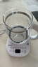 美的（Midea）養(yǎng)生壺 1.5L全自動(dòng)煮茶壺 24h預(yù)約燒水壺 12小時(shí)智能恒溫 11檔控溫電熱水壺 花茶壺煮茶器YS15P202 曬單實(shí)拍圖