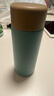 膳魔師（THERMOS）迷你保溫杯便攜小號(hào)水杯小巧簡(jiǎn)約杯子男女士口袋杯 磨砂綠120ml帶茶隔 耐刮耐磨不 曬單實(shí)拍圖