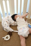 IMOMOTO嬰兒哺乳枕斜坡防吐奶溢奶新生兒喂奶枕頭護腰側躺神器坐月子靠墊 貝拉果園 【納米粒子動(dòng)態(tài)貼合支撐】 曬單實(shí)拍圖