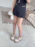 卓詩(shī)尼蝴蝶結瑪麗珍鞋夏秋季新款軟底厚底單鞋女皮鞋學(xué)生jk樂(lè )福鞋女鞋子 黑色 35 曬單實(shí)拍圖