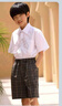 YALOTT【雅蘭特】深圳校服小學(xué)升級版夏秋冬禮服學(xué)院風(fēng)柔軟舒適挺括有型 升級版小學(xué)夏禮套裝（男，無(wú)領(lǐng)結） 125 曬單實(shí)拍圖