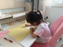 光明園迪（GMYD） 兒童學(xué)習(xí)桌椅套裝可升降學(xué)生書桌可調(diào)節(jié)多功能寫字桌椅誠者F120 誠者F120珊瑚粉+A6-2卡其+粉椅套 曬單實拍圖