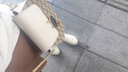 viney新款斜挎包包女包品牌水桶包輕奢單肩生日禮物送女友老婆 【米白色】實用高級感洋氣鏈條包 曬單實拍圖