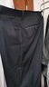 羅蒙（ROMON）男士商務西褲2025新款直筒寬松男褲西裝褲春夏季休閑長褲子通勤褲 藏青色+寶藍色 【薄款兩件裝】 34 腰圍二尺七 曬單實拍圖