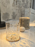CLITON 玻璃威士忌酒杯 歐式雕花烈酒杯洋酒杯家用水杯玻璃杯套裝 2只裝 曬單實(shí)拍圖
