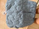 雪中飛【壓膠工藝】?jī)和鸾q服新款男女童秋冬季輕薄保暖外套 霧霾藍(lán) 160 曬單實(shí)拍圖