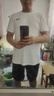 李寧運動(dòng)套裝男女夏季跑步速干衣短袖短褲冰絲t恤羽毛球籃球健身服薄 曬單實(shí)拍圖
