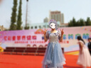 麗佰昕藍(lán)色小晚禮服2025新款宴會(huì)高級(jí)感法式學(xué)生藝考小眾主持人蓬蓬裙女 藍(lán)色長款 M  建議90-100斤 曬單實(shí)拍圖