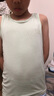 俞兆林（YUZHAOLIN）兒童白色打底背心男童莫代爾內穿夏季薄款跨欄大男孩無(wú)袖t恤 藍色+綠色 140 建議體重62-80斤 曬單實(shí)拍圖