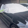 JCZS汽車遮陽前擋防曬隔熱罩前擋風玻璃擋板太陽擋車窗遮光板車擋車罩 加厚3窗罩【極氪適用】防曬隔熱-送收納袋 曬單實拍圖