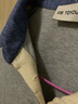 初語(yǔ)綠絨蒿刺繡珠地牛仔POLO領(lǐng)T恤女2025夏季新款休閑撞色上衣 花灰色 M 曬單實(shí)拍圖