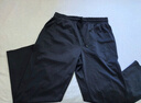 名創(chuàng)優(yōu)品（MINISO）涼感冰絲褲子男夏季新款舒適透氣顯高顯瘦直筒休閑褲 黑 2XL 曬單實拍圖