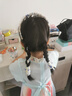 東義嚴(yán)選發(fā)箍女高級感外出頭飾學(xué)生發(fā)卡高顱頂頭箍飄帶發(fā)飾藍(lán)色 曬單實拍圖