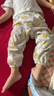 歡喜小熊6個月-3歲男寶寶防蚊褲2條裝夏季薄款純棉女嬰兒褲子束口長褲 曬單實拍圖