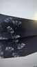 皮爾卡丹（pierre cardin）雪紡五分闊腿褲女夏季薄款褲裙2025新款高腰寬松七分裙褲休閑褲子 綠花【五分褲+大口袋】 2XL 建議 120-135斤 曬單實拍圖