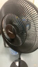 美的（Midea）電風扇 家用風扇 落地扇 7葉遠距強風電扇 立式輕音節(jié)能可定時降溫 黑色機械款 【風速309m/min】超級單品 曬單實拍圖