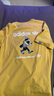 阿迪達斯 （adidas）三葉草短袖T恤男士2025夏季半袖運動(dòng)服半袖透氣圓領(lǐng)衫休閑上衣 純棉JD1142黃色 L 推薦170-190斤 曬單實(shí)拍圖