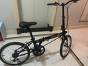 大行（DAHON）D6折疊自行車20英寸6速入門級折疊車成人學生通勤休閑單車KBC061 麗面黑 曬單實拍圖
