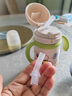 bc babycare 兒童保溫杯嬰兒吸管水杯嬰兒保溫水壺霸王龍保溫杯 把手款-300ml-光電青 曬單實(shí)拍圖