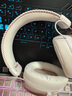 iKF V11 Pro7.1四模游戲耳機藍牙無線頭戴式7.1環(huán)繞音效有線電競專用無畏契約fps聽聲辨位三角洲 粉白 曬單實拍圖