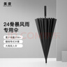 美度長(zhǎng)柄雨傘超大號(hào)加固加厚結(jié)實(shí)抗風(fēng)傘男士手動(dòng)長(zhǎng)把直柄雨傘黑M5003 曬單實(shí)拍圖