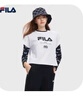 FILA FUSION斐樂(lè )潮牌女子針織短袖衫2025秋季新款休閑涼感速干T恤 標準白-WT L 170/88A/L 曬單實(shí)拍圖