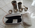 GOK純鈦鷹嘴泡茶器雙層隔熱防燙便攜式旅行茶具戶外露營(yíng)鈦茶壺套裝 純鈦鷹嘴泡茶器一壺4杯【350ml】 曬單實(shí)拍圖