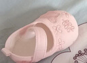 喜得瑞喜得瑞寶寶地板鞋春秋棉鞋嬰幼兒學(xué)步布鞋周歲女寶公主防滑軟底鞋 粉色 S (內(nèi)長(zhǎng)11CM) 建議3-6個(gè)月 曬單實(shí)拍圖