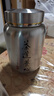 益馨榮創(chuàng)意加厚不銹鋼茶葉罐 便攜密封防漏儲(chǔ)存茶葉桶 大號(hào)銀色1斤茶罐500克（單蓋） 曬單實(shí)拍圖