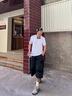安踏（ANTA）冰絲速干短袖t恤男夏季白色薄款透氣高端男士青少年跑步運(yùn)動(dòng)上衣 A款純凈白【冰絲速干】 L 適合120-140斤 /175 曬單實(shí)拍圖