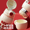 BABLOV花伴森兒童保溫杯小學(xué)生生日禮物大容量保溫杯316高顏值便攜水杯 逐夢(mèng)修狗 480ml 【一杯雙蓋+杯套】 曬單實(shí)拍圖