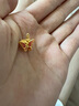 周大生復(fù)購補(bǔ)貼黃金腕美轉(zhuǎn)運(yùn)珠足金心愿雙生離火蝴蝶送七夕禮物 1.05g 曬單實拍圖