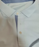 布先生專利領翻領t恤男2025夏新款純棉絲光棉短袖t恤AT15038 霧霾藍 XL (180) 曬單實拍圖