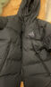 adidas 暖芯羽絨服 拒水保暖鴨絨連帽面包服休閑男裝秋冬阿迪達斯 黑色   XL 曬單實(shí)拍圖
