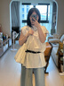芙拉（FURLA）【限時(shí)優(yōu)惠】MIANOVA牛皮大號女士上班通勤大容量單肩包水桶包 白色 曬單實(shí)拍圖