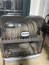 唐易廚房碗筷收納盒碗蝶架帶蓋放餐具裝碗箱碗柜碟盤家用瀝水置物架 透灰特大款-雙層【帶蓋防塵】 曬單實(shí)拍圖
