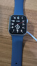 Apple/蘋(píng)果 Watch SE 智能手表GPS款44毫米銀色鋁金屬表殼丹寧色運(yùn)動(dòng)型表帶M/L MXFC3CH/B 曬單實(shí)拍圖