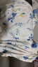 七彩博士嬰兒分腿睡袋秋冬季純棉兒童防踢被子厚款可拆袖長(cháng)袖寶寶防著(zhù)涼 彩魚(yú)藍-春秋雙層薄款 L碼 曬單實(shí)拍圖