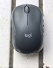 羅技（Logitech）M220 輕音鼠標(biāo) 無線鼠標(biāo) 辦公鼠標(biāo) 對稱鼠標(biāo) 帶無線微型接收器 灰黑色 曬單實拍圖