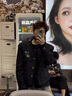安初夏黑色墊肩小香風(fēng)外套男款春季高級感痞帥男模穿搭cleanfit短款夾克 黑色 XL （適合）130-145斤 曬單實(shí)拍圖
