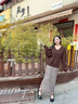 Ebonka品牌真皮2025黑色瑪麗珍鞋高跟鞋女夏法式粗跟新款圓頭高跟單鞋子 黑色 38 曬單實(shí)拍圖