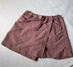 無印良品（MUJI）女式OBP再生尼龍裙褲褲子女款 短褲 休閑褲女裝25年夏季BE15CC5S 煙熏粉色 L （165/70A） 曬單實拍圖